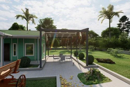 Çift Açılır Pergola - Görsel 4