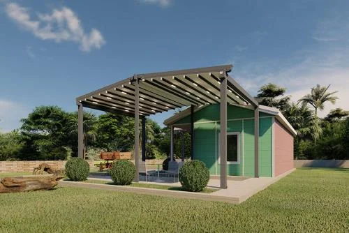 Çift Açılır Pergola - Görsel 7